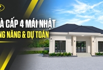 Xây nhà cấp 4 mái Nhật tại Tây Ninh: Mẫu đẹp, công năng và dự toán