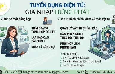 TUYỂN DỤNG NHÂN SỰ