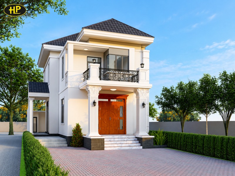 Phối cảnh tham khảo; chiều ngang, số tầng và công năng cần được thiết kế theo lô đất cụ thể.